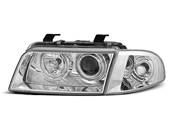 Paire de feux phares Audi A4 94-98 Angel eyes chrome