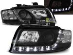 Paire de feux phares Audi A4 00-04 Daylight led noir