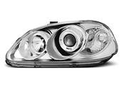 Paire de feux phares Honda Civic 99-01 angel eyes chrome