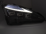 Paire de feux phares Lexus IS de 2006 a 2013 FULL LED DRL DYN Noir