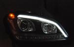 Paire de Phares Mercedes ML W164 05-07 LED LTI Dynamique noir