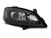 Paire de feux phares Opel Astra G 97-04 Daylight LED noir