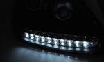 Paire de feux phares Porsche Cayenne 02-06 Daylight led xenon noir