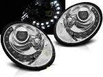 Paire de feux phares VW New Beetle 06-12 Daylight LED Chrome