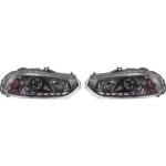 Paire de Phares Daylight Alfa Romeo 156 de 1997 a 2003 Noir Led