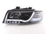 Paire de feux phares Daylight Led DRL Audi A4 8E/B6 2001 a 2004 Noir