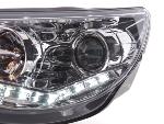 Paire de feux phares Daylight led DRL VW Tiguan 07-11 Chrome