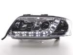 Paire de feux phares Daylight led Audi A6 4B/C5 97-01 chrome