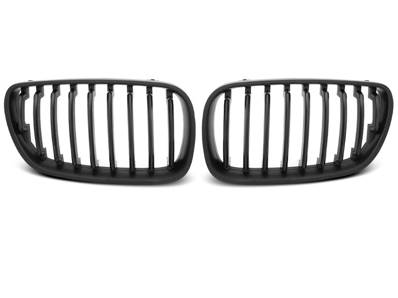 Paire grilles de calandre BMW X3 E83 de 09/2006 a 08/2010 Noir mat