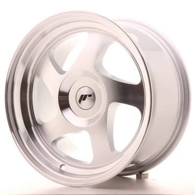 Jante JAPAN RACING JR15 16" x 8" Multi Perçage ET 25 Machined Face Silver