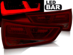 Paire de feux arriere Audi A1 de 2010 a 12/2014 LED BAR rouge fume
