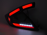 Paire de feux arriere Honda Civic X de 2016 a 2021 FULL LED BAR Dyn Fume