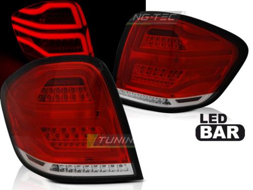 Paire de feux arriere Mercedes Classe M W164 05-08 FULL LED rouge blanc