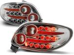 Paire de feux arriere Peugeot 206 98-05 LED chrome