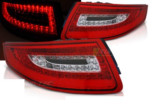 Paire de feux Porsche 911 type 997 04-09 LED Rouge Blanc