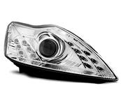 Paire de feux phares Ford Focus 08-10 Daylight led chrome