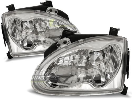 Paire de feux phares Honda CRX DEL SOL 92-97 chrome