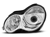 Paire de feux phares Mercedes W203 classe C 00-04 chrome