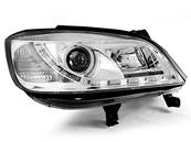 Paire de feux phares Opel Zafira 99-05 Daylight led chrome