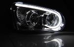 Paire feux phares Subaru Impreza 2003 a 2005 Tubelight Led chrome