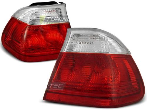 Paire de feux arriere BMW serie 3 E46 Berline 98-01 rouge blanc