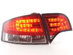 Paire de feux arrière Audi A4 8E Berline 2004 a 2007 Rouge Chrome Led