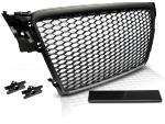 Grille de calandre pour Audi A4 B8 2008 a 2011 look Sport noir matt