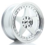 Jante JR Wheels JR6 17x8 ET35 - 5x114.3/5x120 - Silver machined face