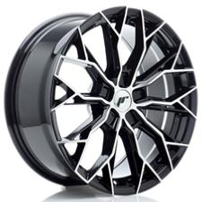 Jante JR Wheels JR49 18x8 ET20-42 - 5 trous sur mesures - Gloss black machined face