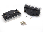 Paire antibrouillard Mercedes W201 190E de 1982 a 1993 Chrome