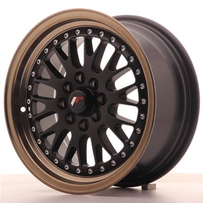 Jante JAPAN RACING JR10 15" x 7" 4x100 4x108 ET 30 Matt Black Bronze Lip