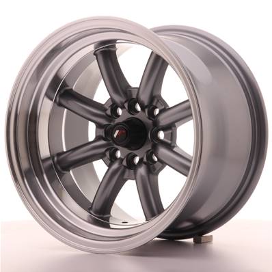 Jante JAPAN RACING JR19 15" x 9" 4x100 4x108 ET -13 Gun metal