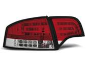 Paire de feux arriere Audi A4 B7 berline 04-08 LED rouge chrome