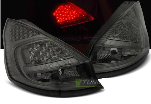 Paire de feux arriere Ford Fiesta MK7 08-12 LED fume