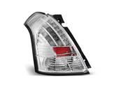 Paire de feux arriere Suzuki Swift 05-10 LED chrome