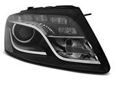 Paire de feux phares Audi Q5 08-12 Daylight led DRL noir