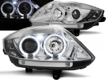 Paire de feux phares BMW Z4 E85/E86 de 2002 a 2008 angel eyes chrome