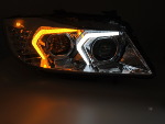Paire de phares avant BMW E90/E91 LCI de 2009 a 2011 LED Xenon Chrome
