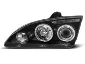 Paire de feux phares Ford Focus 04-08 Angel eyes noir