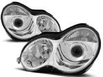 Paire de feux phares Mercedes W203 classe C 00-04 chrome