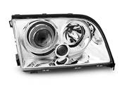 Paire de feux phares Mercedes classe S W140 91-98 design chrome