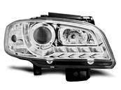 Paire de feux phares Seat Ibiza / Cordoba 99-02 Daylight led chrome