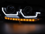 Paire de feux phares VW Polo 6 2G de 2017 a 2021 LED DRL Noir Dynamique