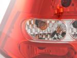 Paire de feux arrière VW Golf 4 1998 a 2002 Rouge Chrome