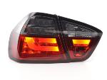 Paire feux arrire BMW Serie 3 E90 Berline 2005 a 2008 Rouge Fume Led