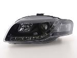 Paire de feux phares Daylight Led Audi A4 8E 2004-2008 Noir