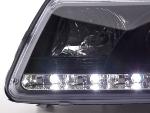 Paire de feux phares Daylight Led Audi A3 8L 96-00 Noir