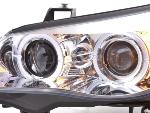 Paire de feux phares Angel Eyes BMW Serie 5 E60/E61 de 03 a 07 chrome