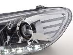 Paire de feux phares Daylight DRL Led VW Scirocco de 08-14 chrome