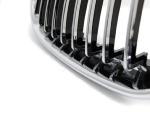 Paire grilles calandre BMW serie 5 E60/E61 de 07/2003 a 2010 Chrome